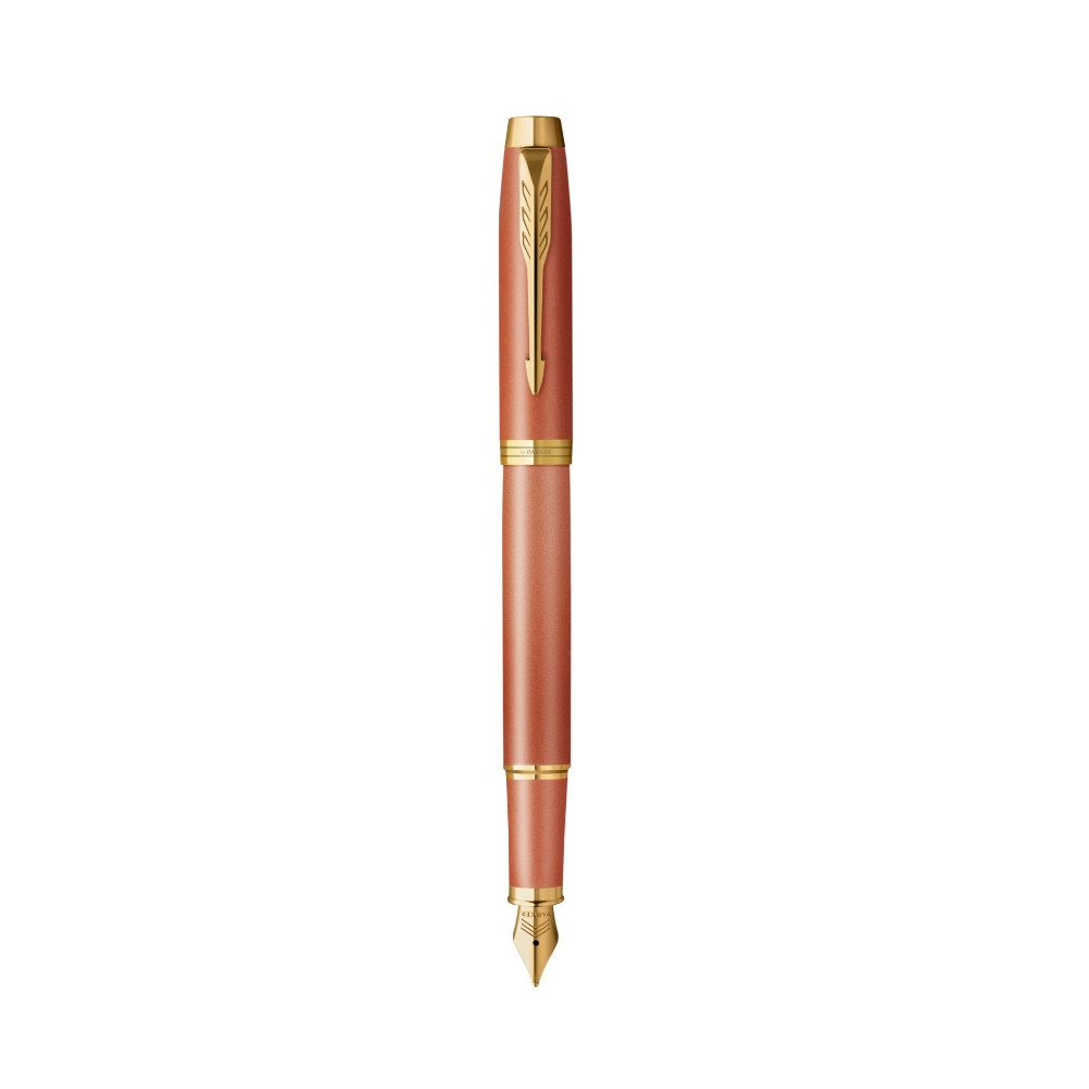 Pióro wieczne IM Rituals z etui - Parker - Orange & Gold Trim, F