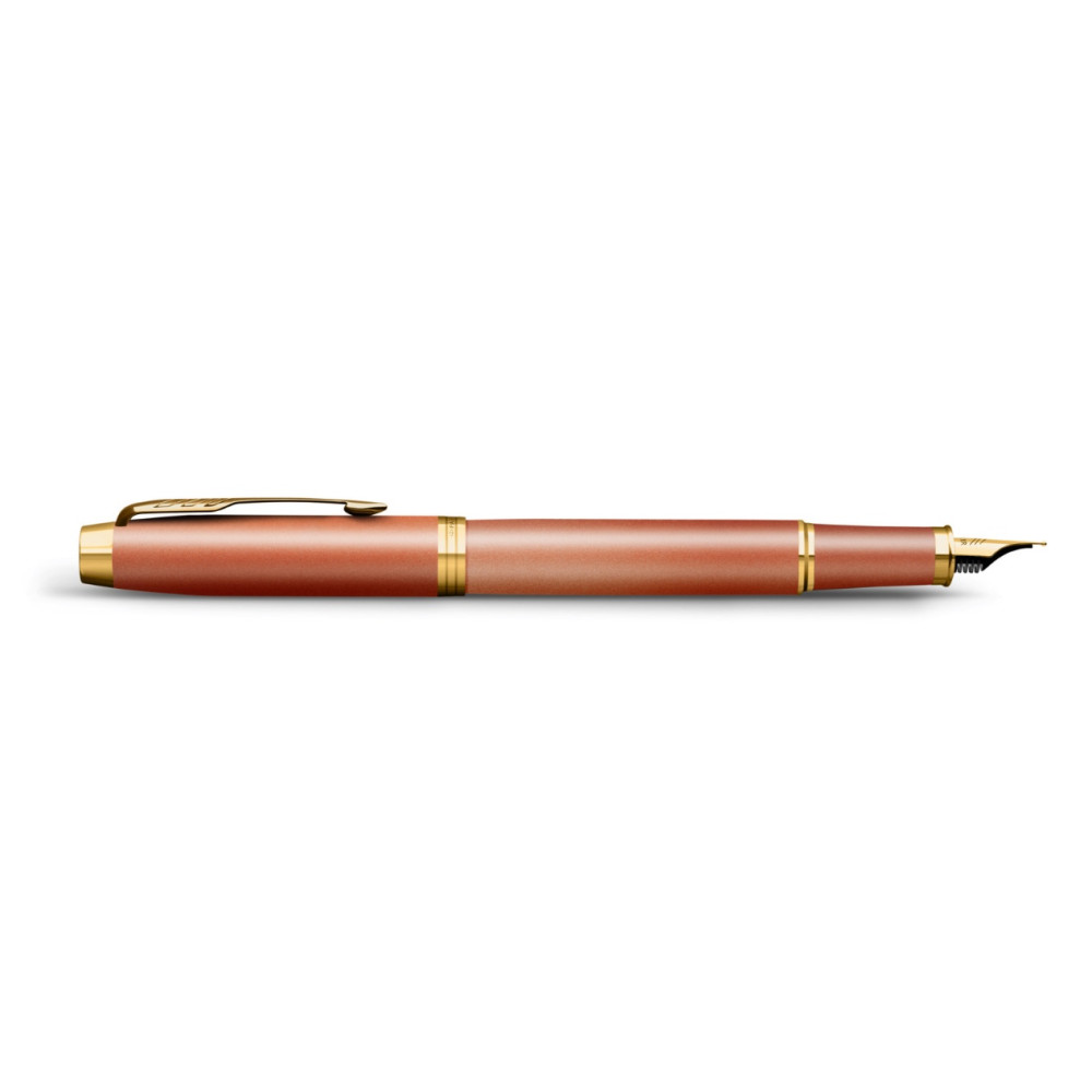 Pióro wieczne IM Rituals z etui - Parker - Orange & Gold Trim, F