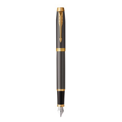 Pióro wieczne IM w etui - Parker - Grey Core & Gold Trim, F