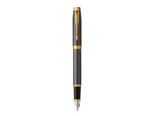 Fountain pen IM - Parker - Grey Core & Gold Trim, F