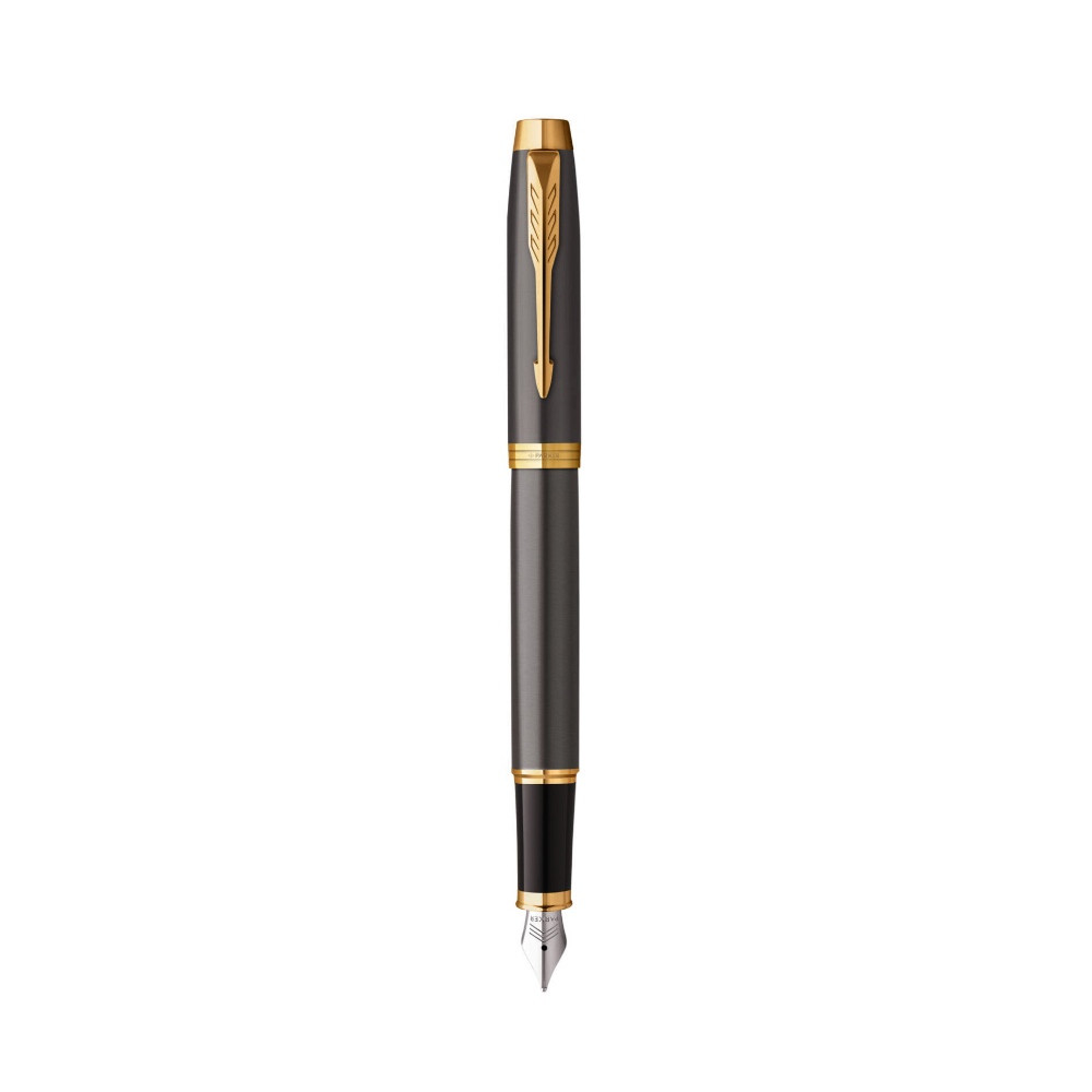 Fountain pen IM - Parker - Grey Core & Gold Trim, F