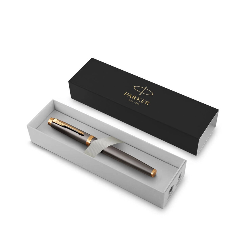 Fountain pen IM - Parker - Grey Core & Gold Trim, F