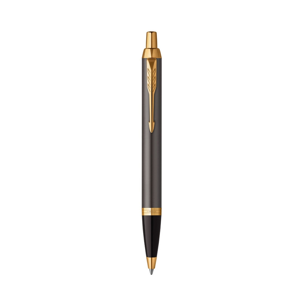 Ballpoint pen IM - Parker - Grey Core & Gold Trim