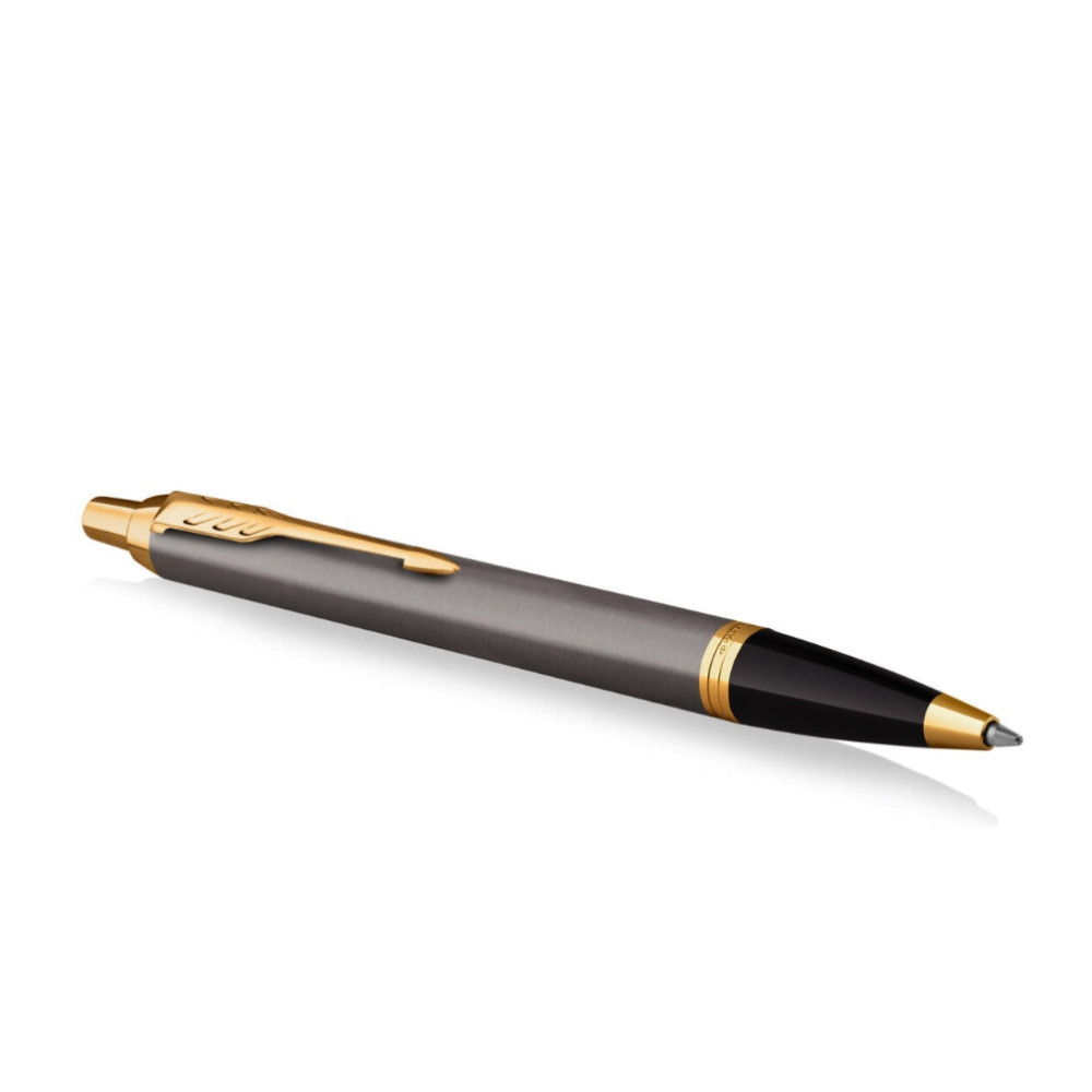 Długopis IM w etui - Parker - Grey Core & Gold Trim