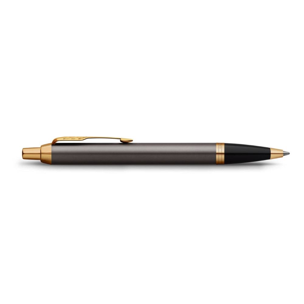 Ballpoint pen IM - Parker - Grey Core & Gold Trim