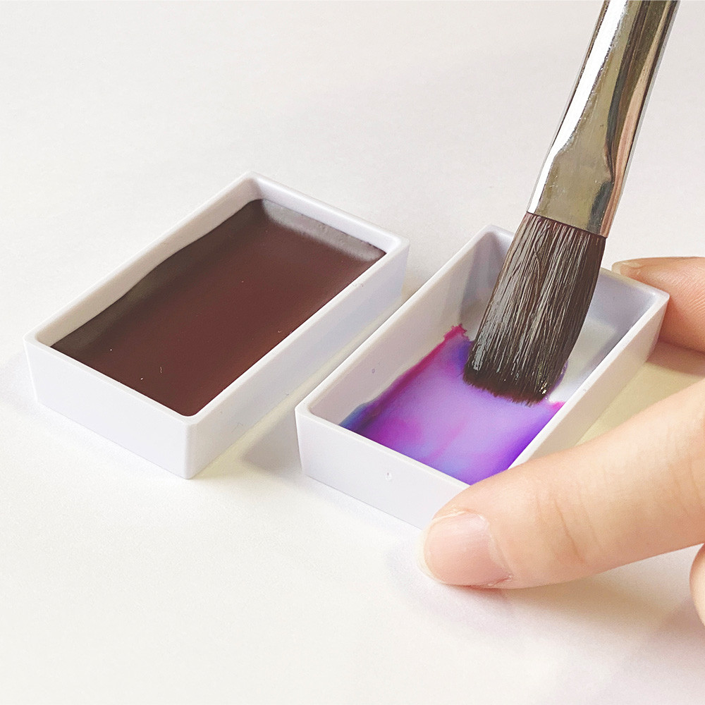 Illustration watercolor set Gansai Tambi Inktober 2025 - Kuretake - 7 pcs.