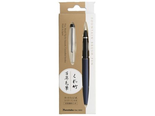 Mannen Mouhitsu calligraphy fountain pen - Kuretake - Navy