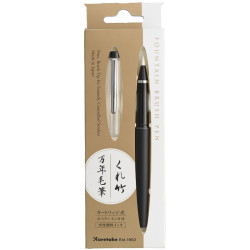 Mannen Mouhitsu calligraphy fountain pen - Kuretake - Black