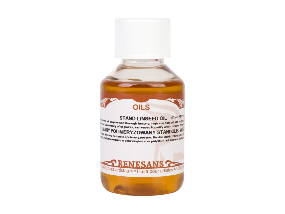Stand linseed oil - Renesans - 100 ml