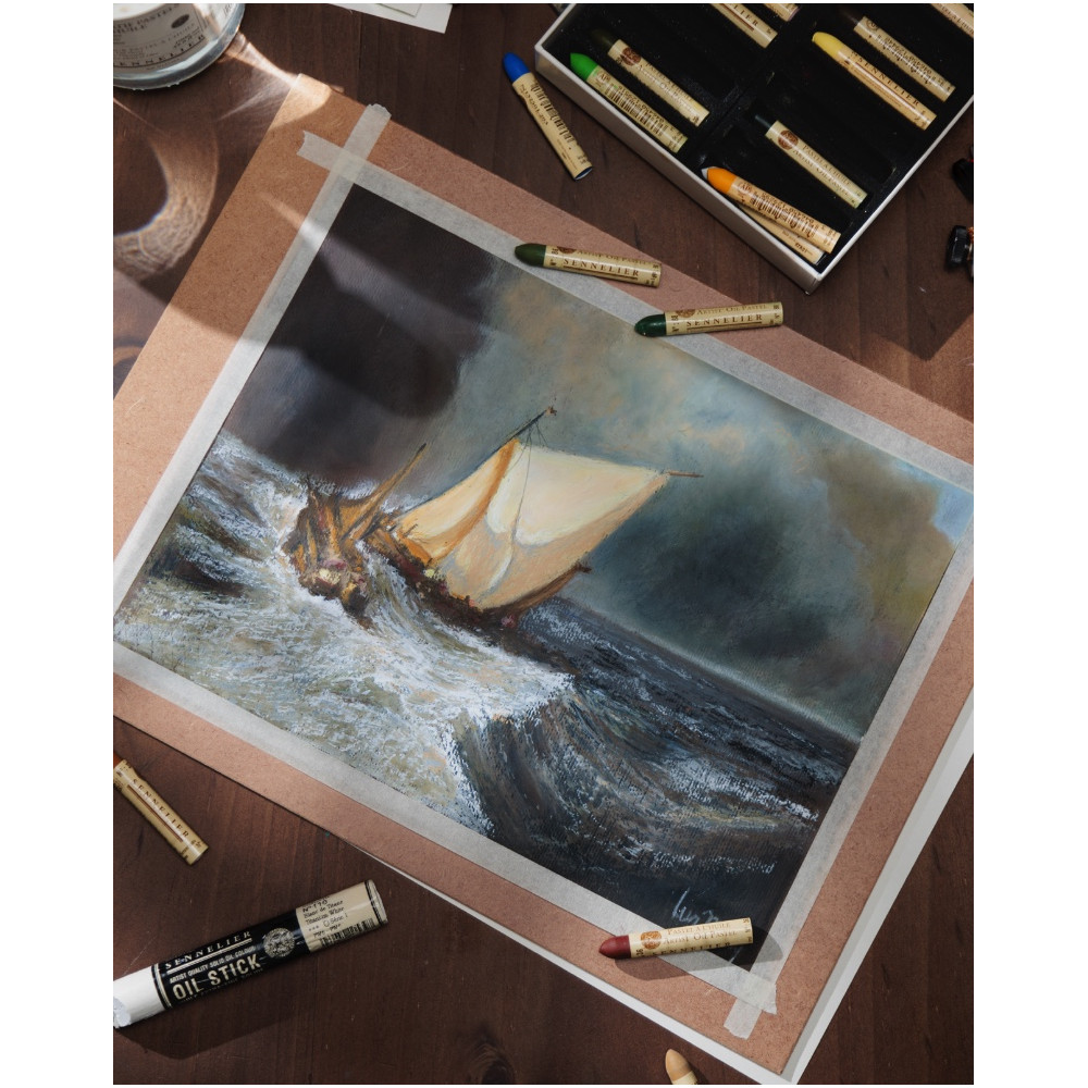 Artist' Oil Pastel - Sennelier - 210, Olive Brown