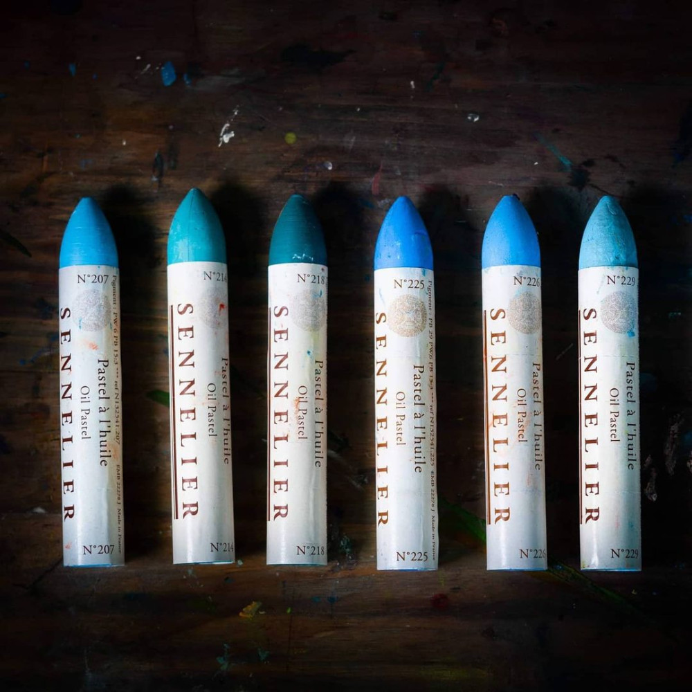 Artist' Oil Pastel - Sennelier - 42, Cinnabar Green Yellow