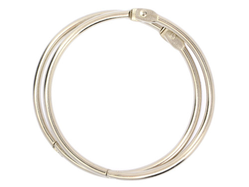 Metal Rings - silver, 76 mm, 2 pcs