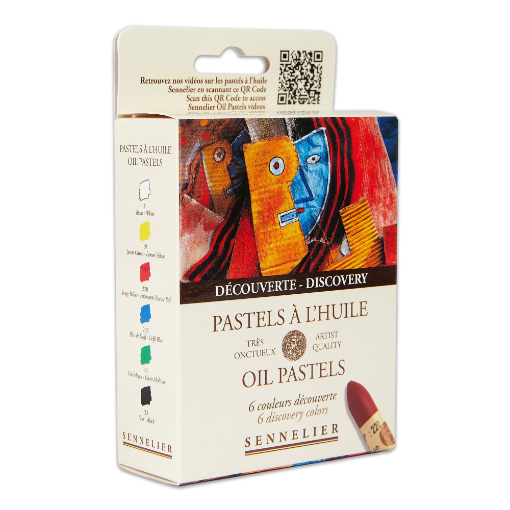 Set of Discovery Artist' Oil Pastels - Sennelier - 6 pcs.