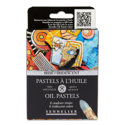 Set of Iridescent Artist' Oil Pastels - Sennelier - 6 pcs.