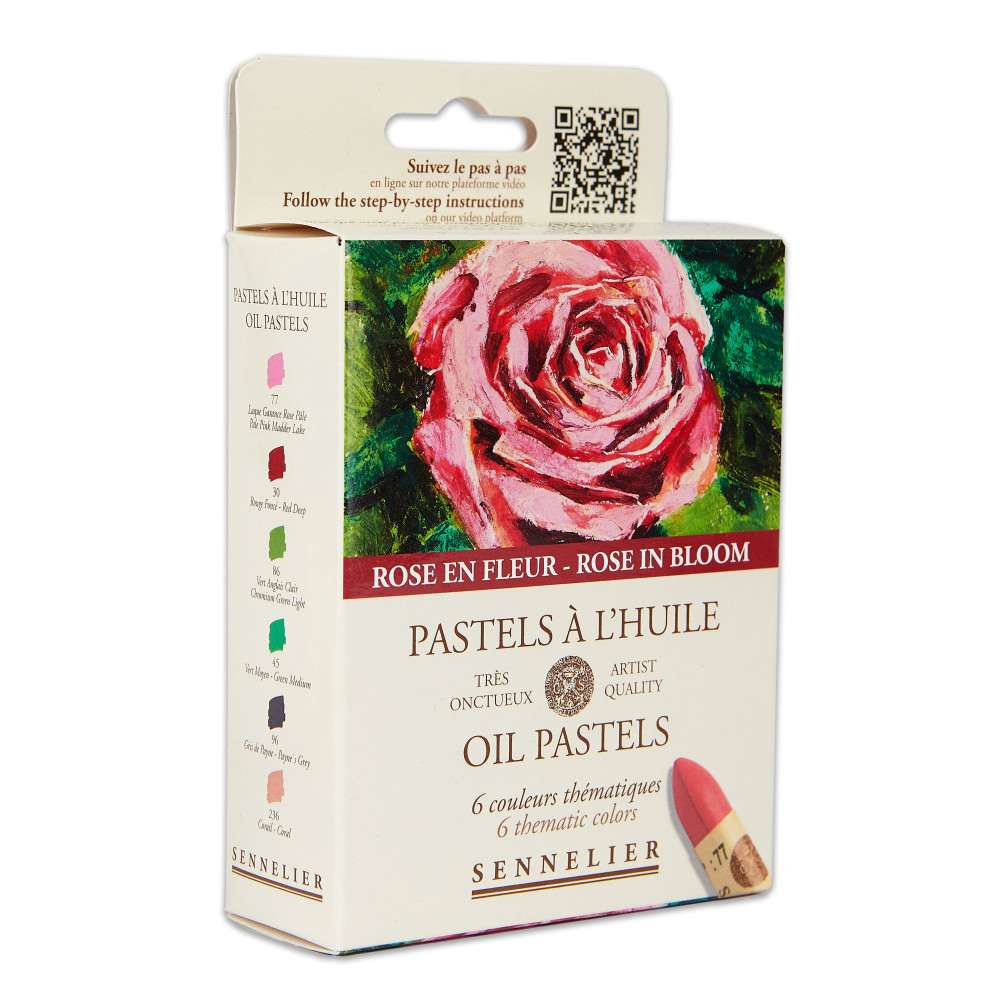Set of Rose in Bloom Artist' Oil Pastels - Sennelier - 6 pcs.