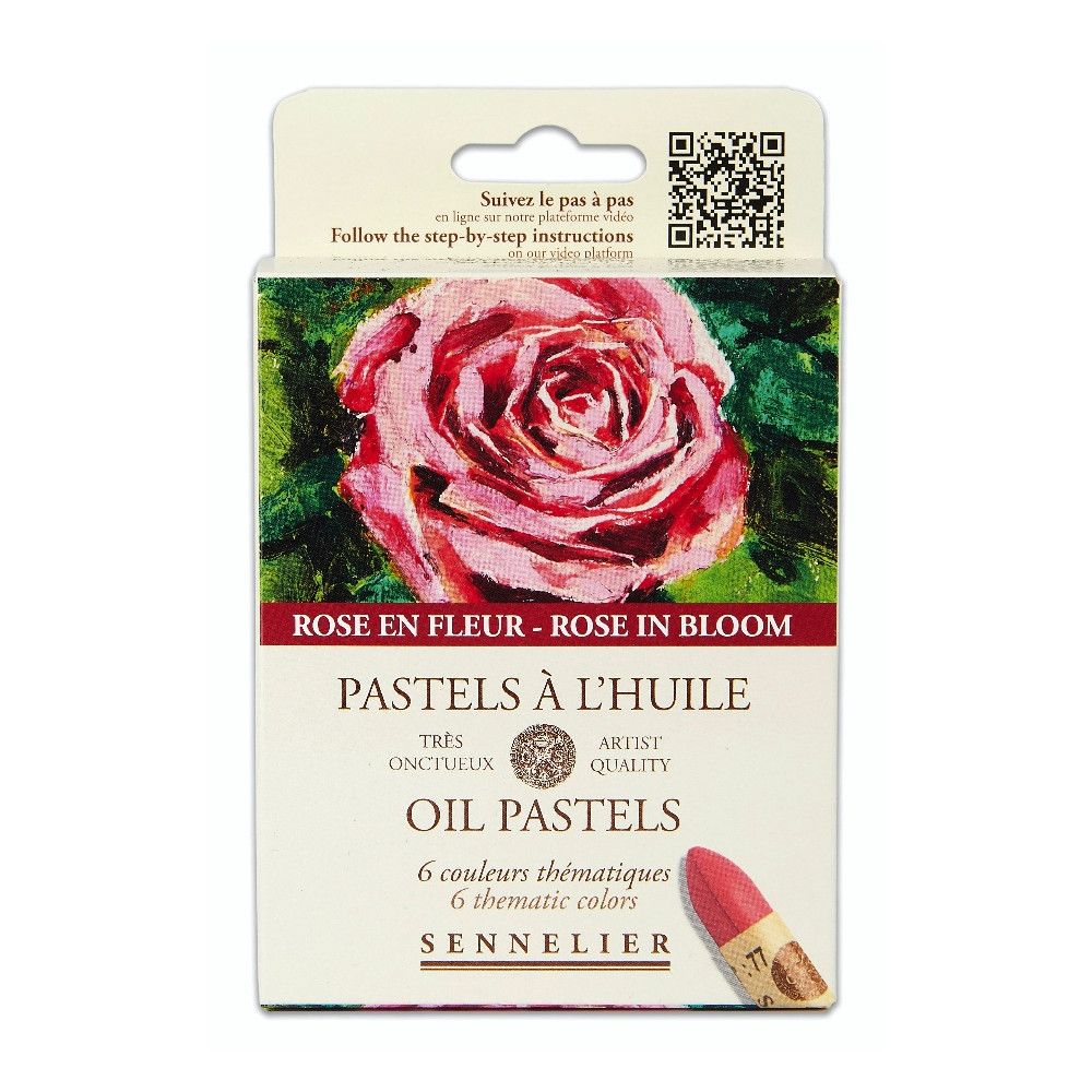 Set of Rose in Bloom Artist' Oil Pastels - Sennelier - 6 pcs.