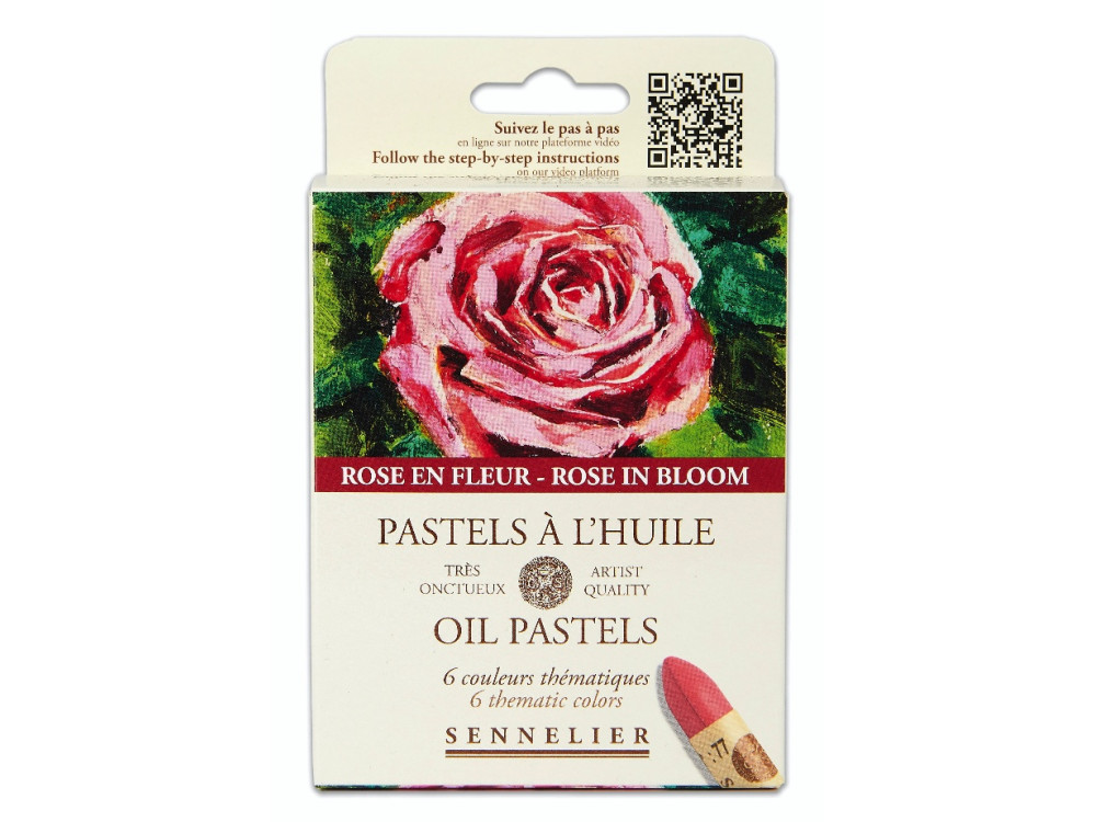 Zestaw pasteli olejnych Artist' Rose in Bloom - Sennelier - 6 szt.