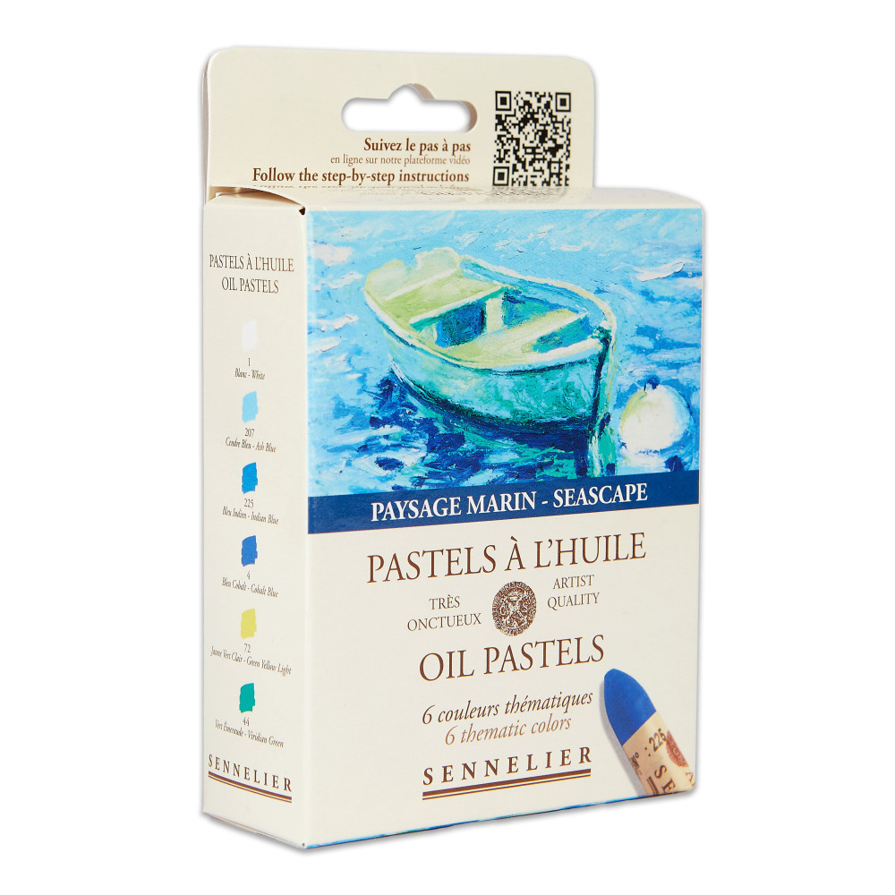 Set of Seascape Artist' Oil Pastels - Sennelier - 6 pcs.