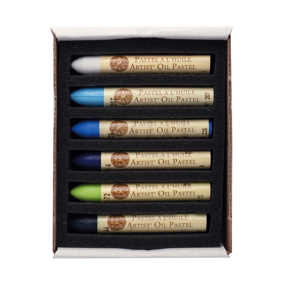 Set of Seascape Artist' Oil Pastels - Sennelier - 6 pcs.