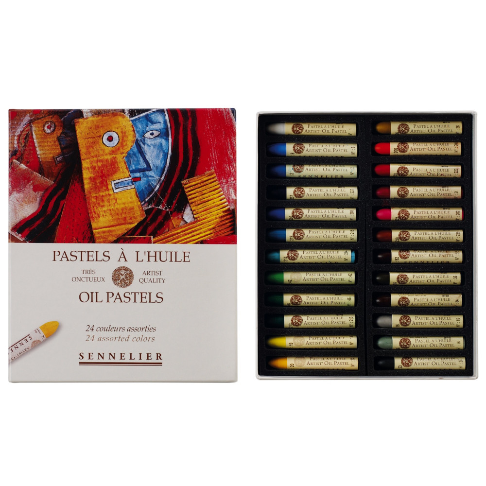 Zestaw pasteli olejnych Artist' Assorted Colors - Sennelier - 24 szt.