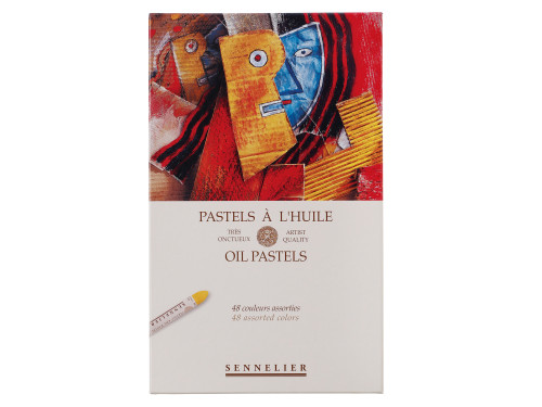 Set of Assorted Colors Artist' Oil Pastels - Sennelier - 48 pcs.