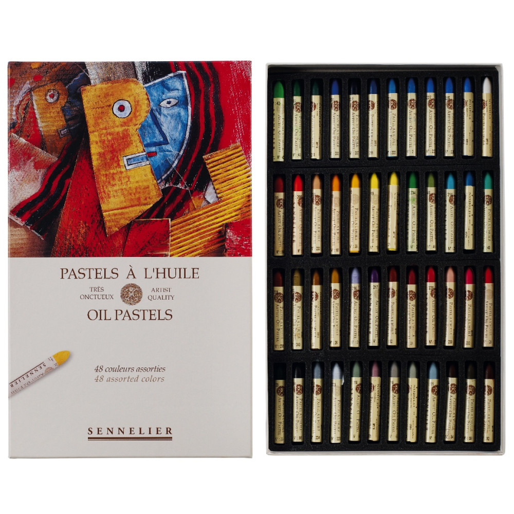 Zestaw pasteli olejnych Artist' Assorted Colors - Sennelier - 48 szt.