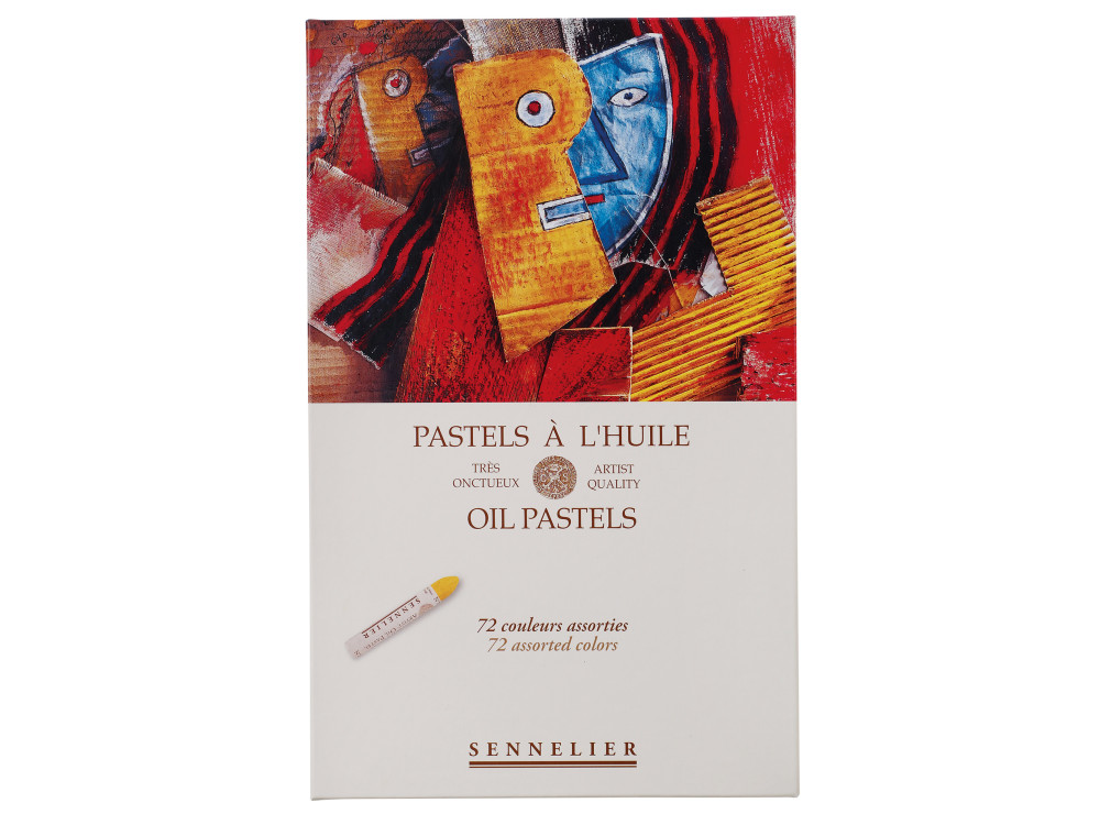 Set of Assorted Colors Artist' Oil Pastels - Sennelier - 72 pcs.