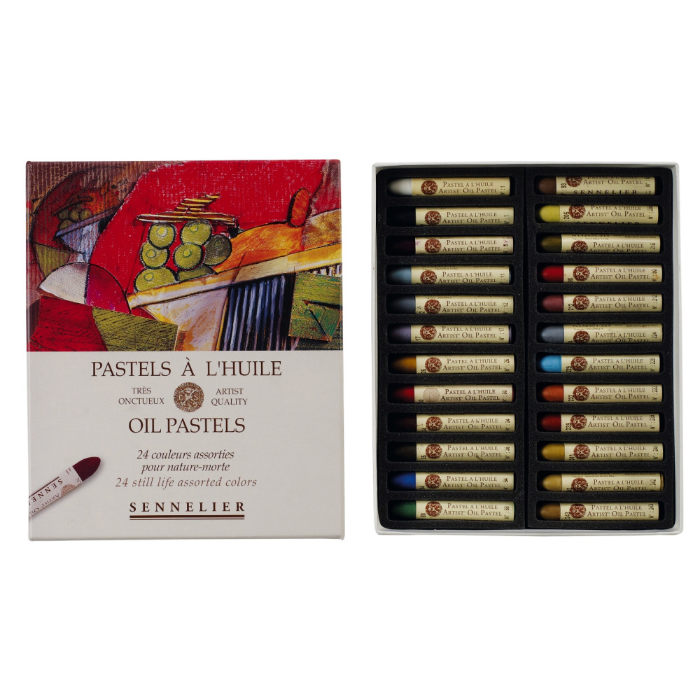 Set of Still Life Artist' Oil Pastels - Sennelier - 24 pcs.