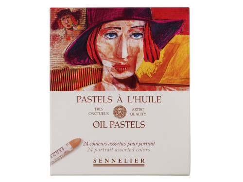 Set of Portrait Artist' Oil Pastels - Sennelier - 24 pcs.