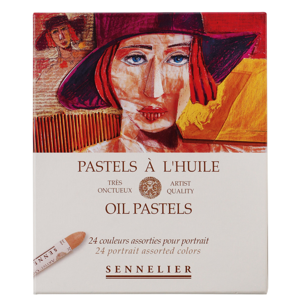 Zestaw pasteli olejnych Artist' Portrait - Sennelier - 24 szt.