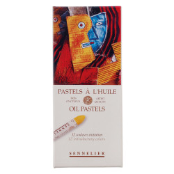 Set of Introductory Artist' Oil Pastels - Sennelier - 12 pcs.