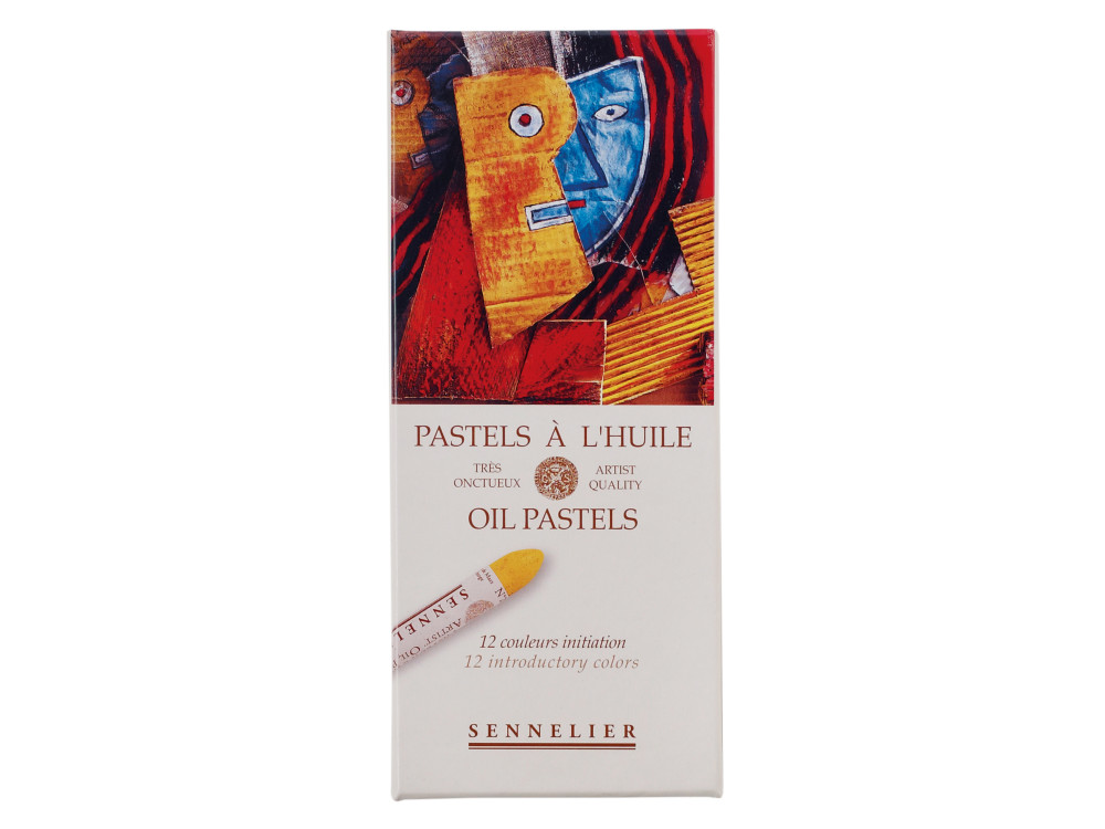 Set of Introductory Artist' Oil Pastels - Sennelier - 12 pcs.