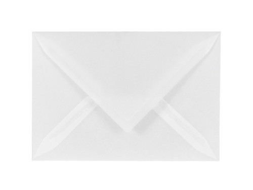 Koperta z kalki Cleartrans 110 g - B6, White, biała