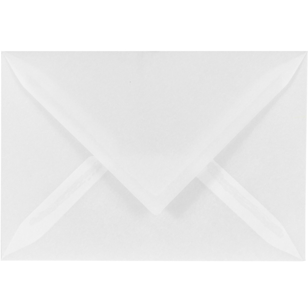 Cleartrans transparent envelope 110 g - B6, White