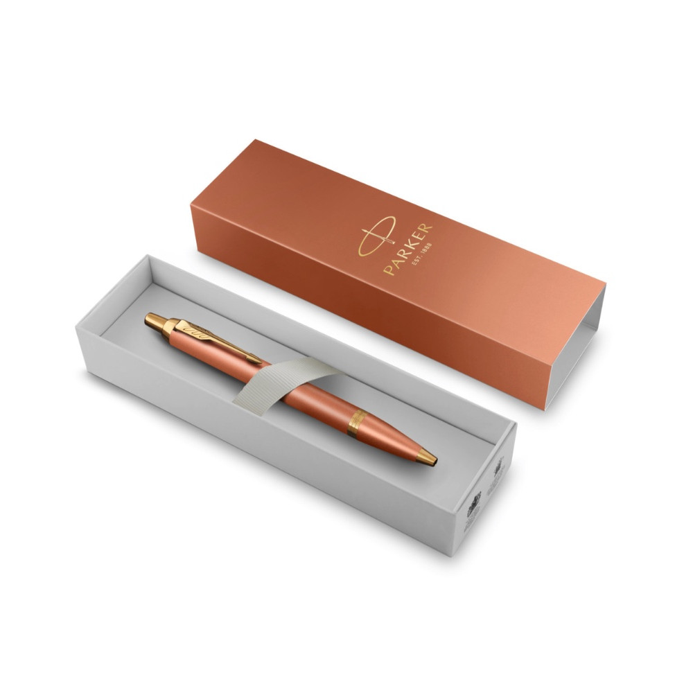 Ballpoint pen IM Rituals - Parker - Orange & Gold Trim