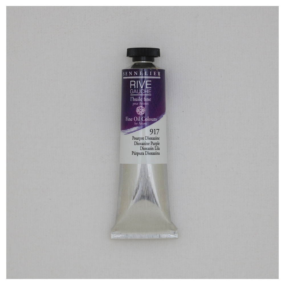 Farba olejna Rive Gauche - Sennelier - 917, Dioxazine Purple, 40 ml