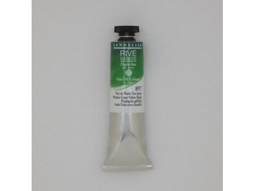 Farba olejna Rive Gauche - Sennelier - 897, Phthalo Green Yellow, 40 ml