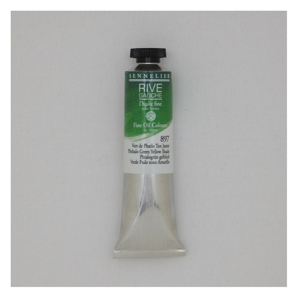 Rive Gauche fine oil paint - Sennelier - 897, Phthalo Green Yellow, 40 ml