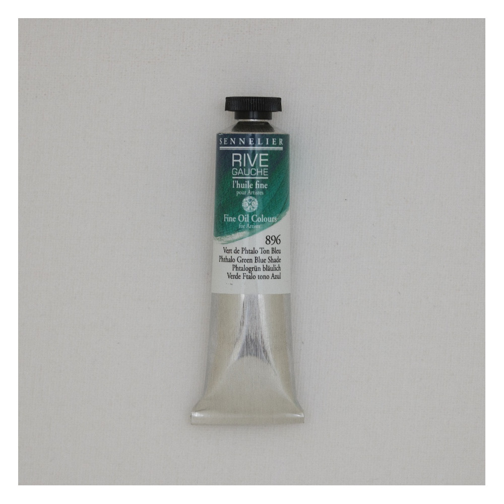 Rive Gauche fine oil paint - Sennelier - 896, Phthalo Green Blue, 40 ml