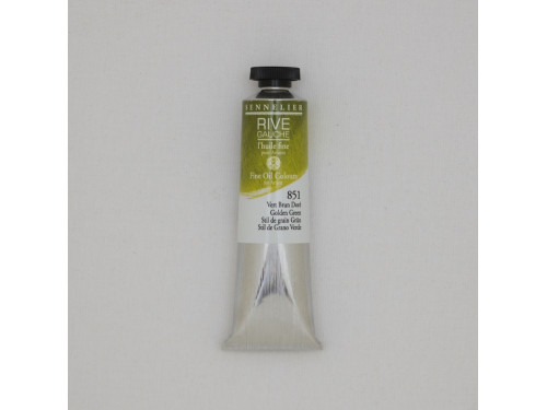 Rive Gauche fine oil paint - Sennelier - 851, Golden Green, 40 ml