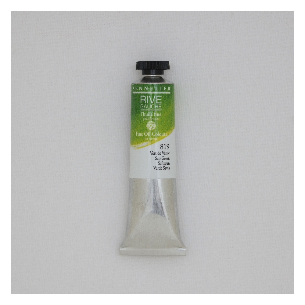 Farba olejna Rive Gauche - Sennelier - 819, Sap Green, 40 ml