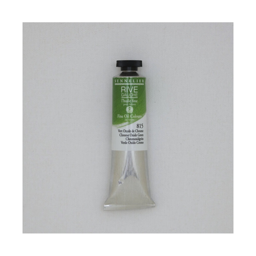 Rive Gauche fine oil paint - Sennelier - 815, Chrome Oxide Green, 40 ml
