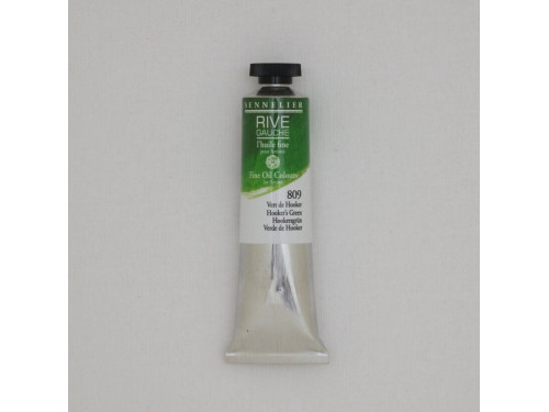 Rive Gauche fine oil paint - Sennelier - 809, Hooker's Green, 40 ml