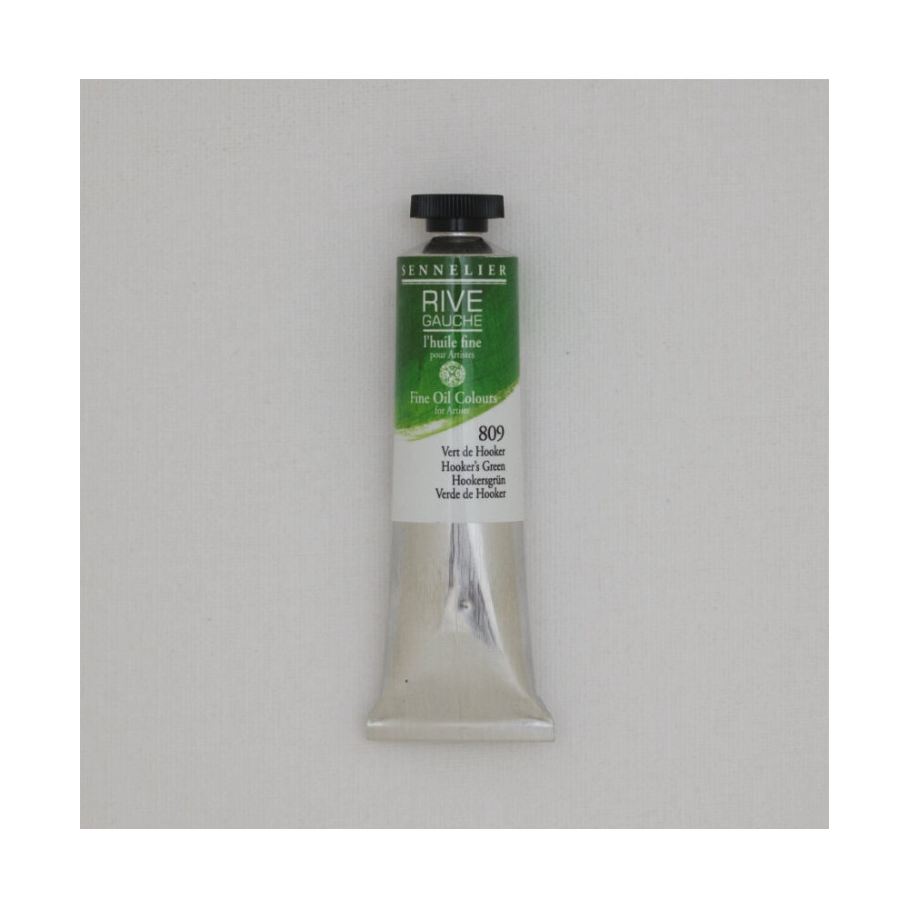 Farba olejna Rive Gauche - Sennelier - 809, Hooker's Green, 40 ml