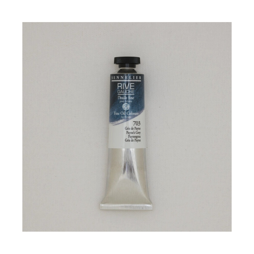 Rive Gauche fine oil paint - Sennelier - 703, Payne's Grey, 40 ml