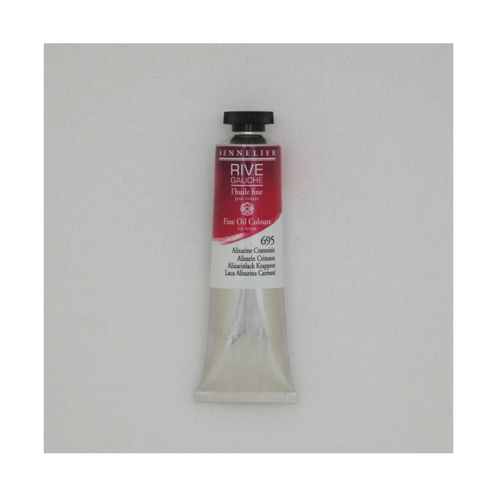 Farba olejna Rive Gauche - Sennelier - 695, Alizarin Crimson, 40 ml