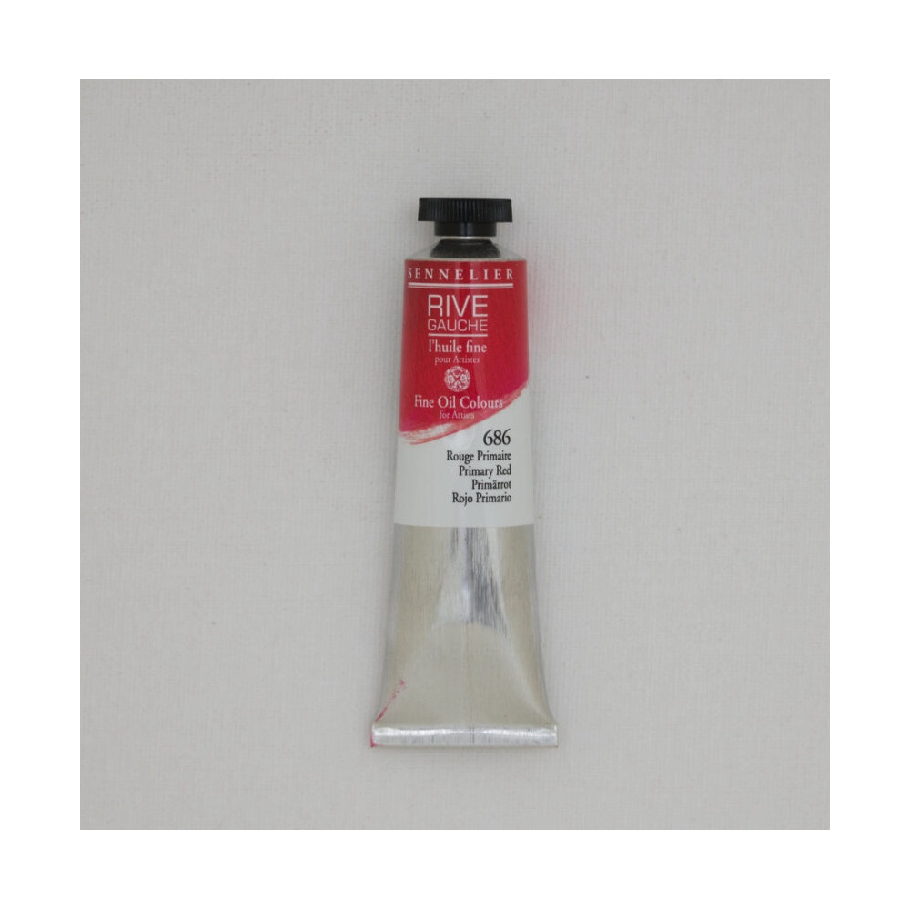Farba olejna Rive Gauche - Sennelier - 686, Primary Red, 40 ml