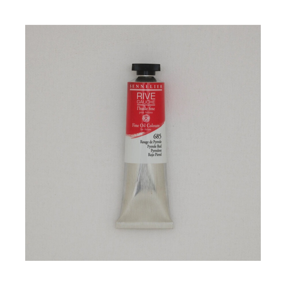Farba olejna Rive Gauche - Sennelier - 685, Pyrrole Red, 40 ml