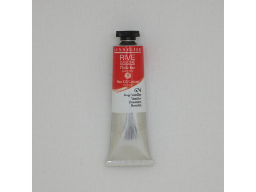 Farba olejna Rive Gauche - Sennelier - 674, Vermilion, 40 ml
