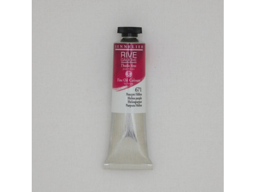 Rive Gauche fine oil paint - Sennelier - 671, Helios Purple, 40 ml
